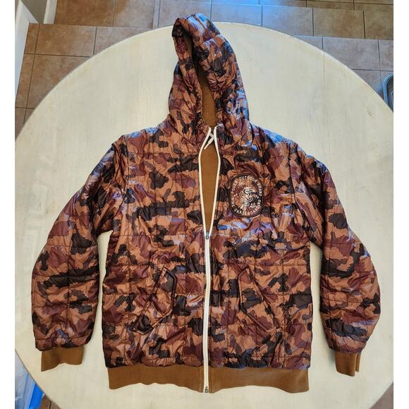 Nike Other - Nike Skateboarding Poler Outdoor Brand  Reversible Jacket Puffer Camo